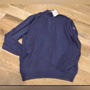 NWT Mens Scott Barber 1/4 Zip Sweater XXL